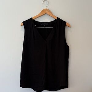 White House Black Market Sleeveless Black Top